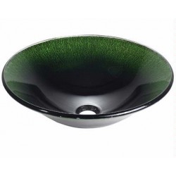 Madeli Scandicci Artistic Tempered Glass Vessel MGE-16010