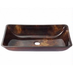 Madeli Collegno Artistic Tempered Glass Vessel MGE-16018