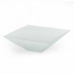 Square Tempered Transparent Obscure Crystal Glass Vessel 420521-L1F (TP4242G-12L1F)