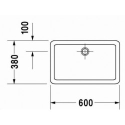 Vero Series Washbowl - Ground 23 5/8" 045560