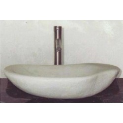 Terra Acqua Caribbean Freeform Above Counter Marble Basin