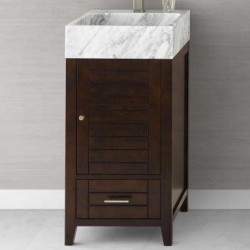 Carrara White Rectangle Marble Vessel 350418-CW (M4013-CW)