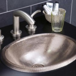 Native Trails Rolled Baby Classic Drop-In Lavatory Sink CPS239 / CPS539