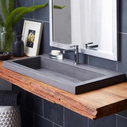 Native Trails Trough 3619 Drop-in Lavatory Sink NSL3619