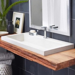 Native Trails Trough 3619 Drop-in Lavatory Sink NSL3619