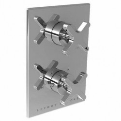 Lefroy Brooks, Kafka (2010) Cross Hanle Thermostatic with Cross Handle Flow Control Trim Only K1-4402-CP