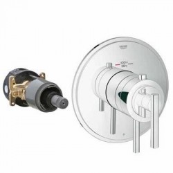 GrohFlex Timeless Single Function Thermostatic Trim  with Control Module 19 848