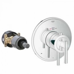 GrohFlex Timeless Dual Function Thermostatic Trim with Control Module 19 849