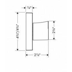 Hansgrohe Axor Starck Organic Volume Control Trim 12771