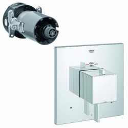 Grohflex Cosmo Square Single Function Thermostatic Trim With Control Module 19 927 000