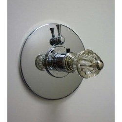 Mandoline Crystal 1/2" Thermo Valve with Trim with Integral Stops, 1 Volume Control 24-386N2