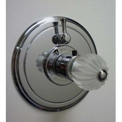 Cristalsinn 1/2" Thermo. Valve & Trim with Integral Stops, 1 Volume Control 26-386N1