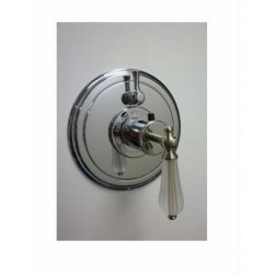 Colisee Crystal 1/2" Thermo. Valve and Trim with Integral Stops, 1 Volume Control 88-386N1