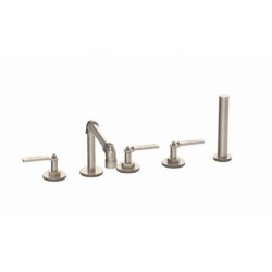 Elan Vital38 Contemporary Roman Tub Set with Diverter and Handshower 38-8.1-EV4
