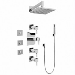 Qubic Tre Thermostatic Shower System GC1.122A-LM39S