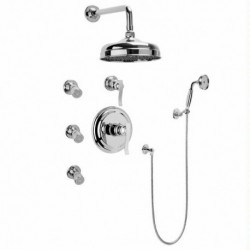 Bali Thermostatic Shower System with Diverter GA5.222B-LM20S