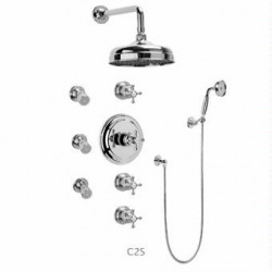 Nantucket Thermostatic Shower System GA1.222B
