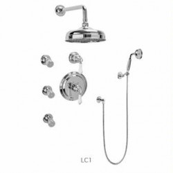 Nantucket Thermostatic Shower System with Diverter GA5.222B