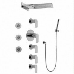 Aqua-Sense Full Round Thermostatic Shower System (Rough & Trim Included)  GK1.123A