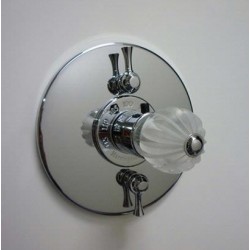 Cristalsinn 1/2" Thermo. Valve & Trim with Integral Stops, 2 Volume Controls 26-387N2