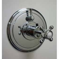 Chelsea 1/2" Thermo. Valve and Trim with Integral Stops, 2 Volume Controls 32-387N1-20