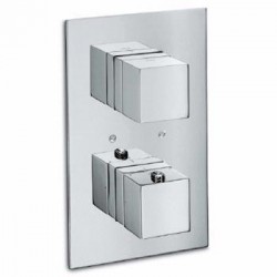 Newform X-Sense Thermostatic Trim With Volume Control & Diverter 62564E
