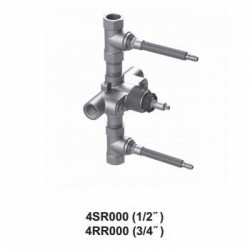 MQ Temperature Control Valve with Built-In Stops & Two Volume Control Valves 4SMQL