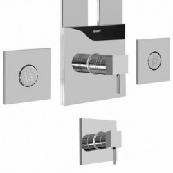 Qubic Tre Thermostatic Ski Shower System GE1.120A-LM39S