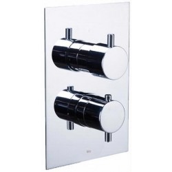 Pure 2 In-wall Thermostatic Mixer with 2 Port Diverter TSP922