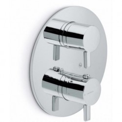 Newform Flux Thermostatic Trim With Volume Control & Diverter 64564E-CH