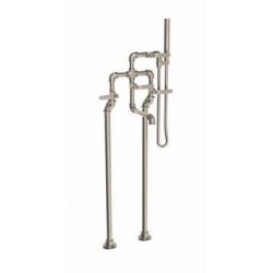 Elan Vital38 Contemporary Floor Mount Tub Filler with Handshower 38-8.3-EV4