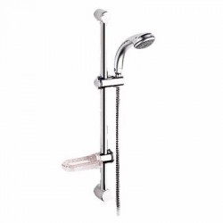 Relexa Dual Hand Shower w/ 24" Bar, Hose & Soap Dish 28 644 000
