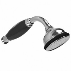 Lefroy Brooks, Classic 1900, Black Handle 2 1/2-Inch Apron Rose Hand Shower  CB-1020 (Formerly BK 2136)