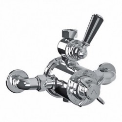 Lefroy Brooks Exposed Black Lever Godolphin Thermostatic Mixing Valve CB-4010 (Old modelN BL8700)