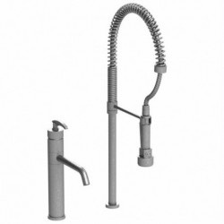 LaSalle Single Hole Kitchen Set with Suspended Industrial Spray 8ILAL