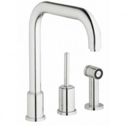 360 Degree Rotation Single Lever Kitchen Faucet With Spray LK7722