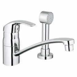 Eurosmart Kitchen Centerset with Side Spray  Faucet  31 134  001