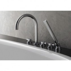 M.E 25 Tub Filler with Handshower G-6153-LM41B