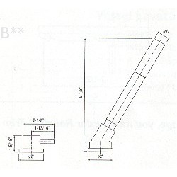 M.E 25 Tub Filler with Handshower G-6153-LM41B
