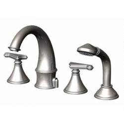 Jasmin Four Piece Roman Tub Filler with Hand Shower 5HJSS