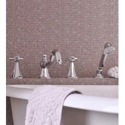 Monarque Roman Tub Set 4-Hole Deck Mounted