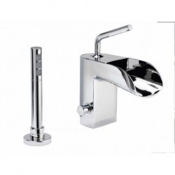 Loveme deckmount tub filler with handshower 32074