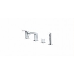 Newform X-Sense 4 Piece Tub Filler with Handshower 62582C