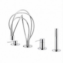 Newforn MorphoTub Filler With Handshower 61882C-CH