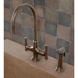 Sonoma Forge Cuvee Deck Mount Faucet with Large Swivel Spout CV-ARC-LG