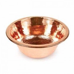 Plain Hammered Round Sink