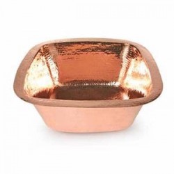 Plain Hammered Square Sink