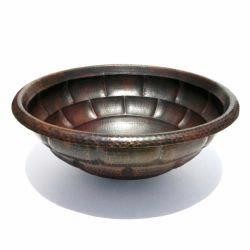 Tortoise Shell Round Copper Sink