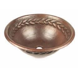 Braided Copper Round Sink