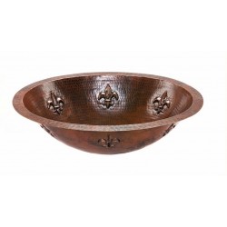 Premier Copper Bathroom Sink- LO19FFLDB